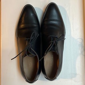 Everlane Womens The Modern Lace Up Oxfords Loafers Black Size 7.5